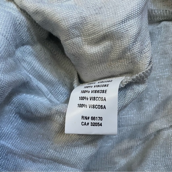 Blank London Gray Graphic Velvet  Midi Skirt Size Medium - Picture 8 of 8